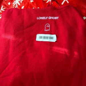 Lonely Ghost Red Hoodie
